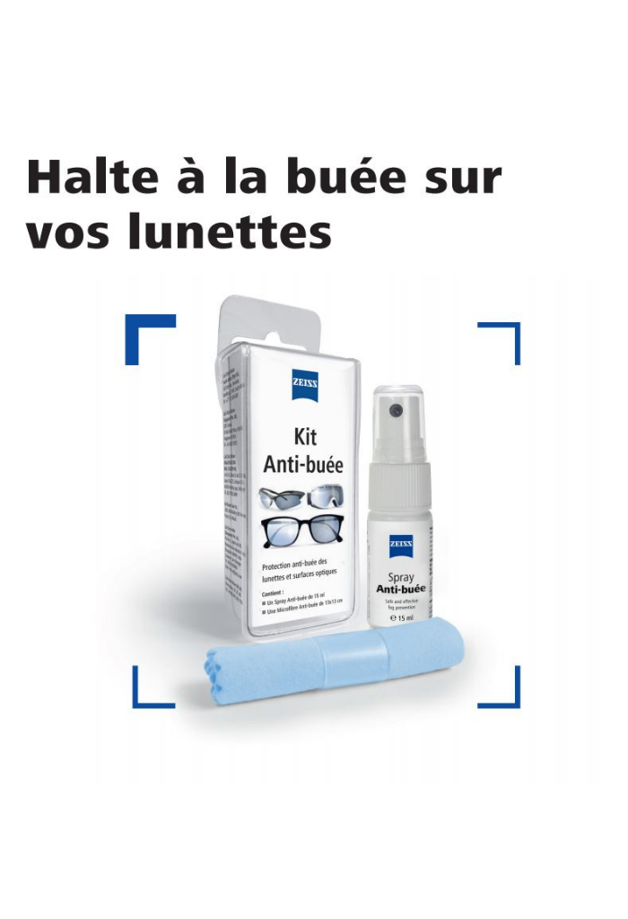 Kit Anti-buée pour lunettes